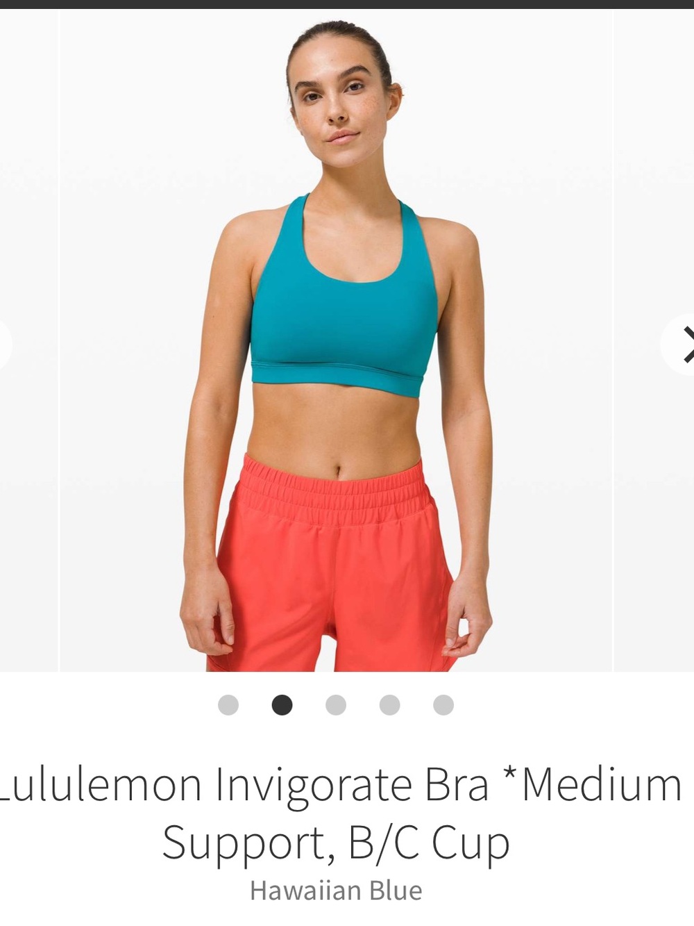 Lululemon Invigorate Bra *Medium Support B/C Cup Size 8